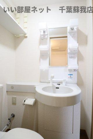 ビラヤワタの洗面所|使いやすい洗面所です