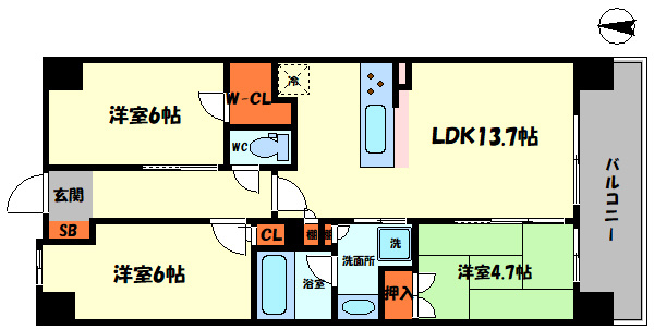 大阪ベイレジデンスの間取り|大阪ベイレジデンス　間取り