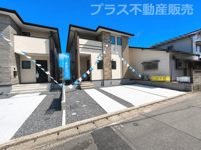 【外観】 | 福岡市南区警弥郷2丁目1期　2号棟（全2棟）【仲介手数料無料・0円】 | 建物完成しました。物件内部もご見学頂けます。プラス不動産販売にお任せ下さい。