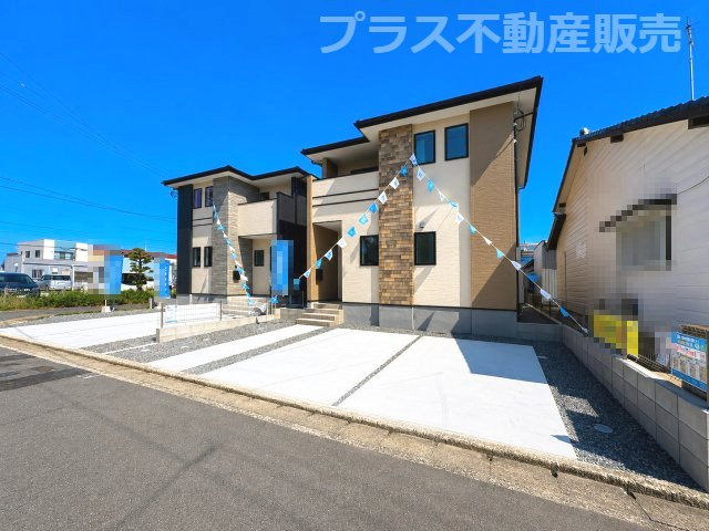 【外観】 | 福岡市南区警弥郷2丁目1期　2号棟（全2棟）【仲介手数料無料・0円】 | 現地写真。プラス不動産販売なら、現場の全ての棟をまとめてご見学頂けます。