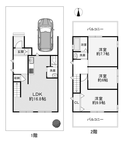 【間取り】 | 川島北裏町　一戸建