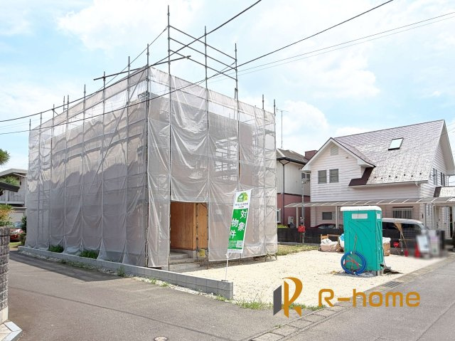土浦市右籾第13　新築戸建て　1号棟の外観|ご予約を頂ければ、『平日』はもちろん『早朝』や『夜間』もご見学可能です♪お気軽にお申し付けください♪