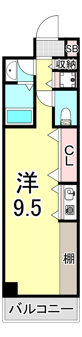 フレックス芦屋の間取り