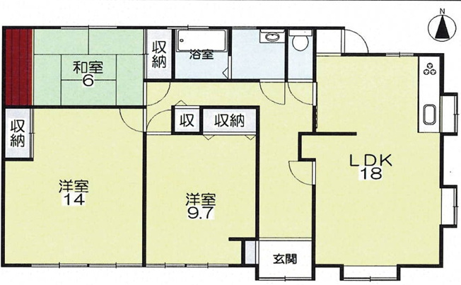 【間取り】 | 海吉中古戸建て