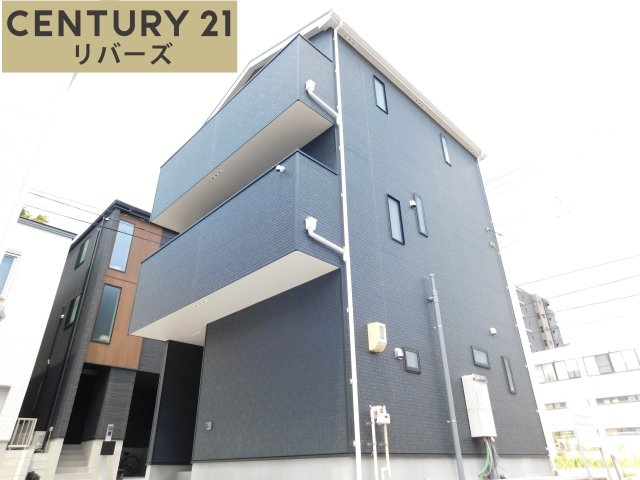 名古屋市瑞穂区鍵田町１丁目の新築一戸建の外観|◇１号棟◇　　いつでも見学出来ます♪（お問合せ当日、平日、水曜、夜間でもＯＫ）　地下鉄桜通線＆名城線「新瑞橋」駅徒歩７分！　小学校２８０ｍ♪　角地！　ＬＤＫ１７．６帖♪　防犯カメラやＥＶ車充電完備！
