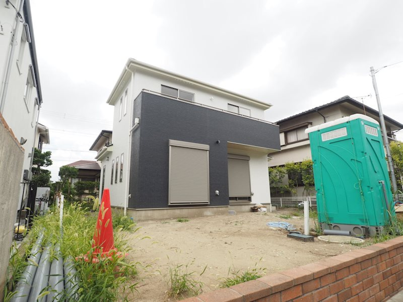 広々とした庭※施工途中のお写真です。（令和3年8月の写真です）
