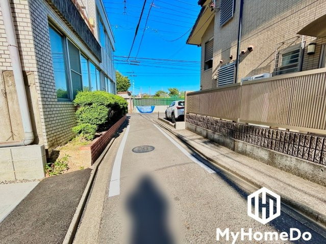西区児玉　2期の前面道路含む現地写真