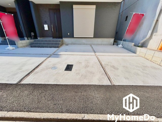 西区児玉　2期の駐車場