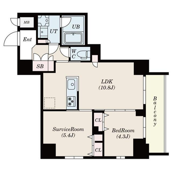 【間取り】 | Ｓ－ＲＥＳＩＤＥＮＣＥ押上ｅｐｕｒｅ