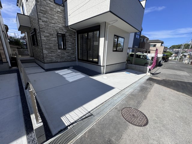 柏市永楽台３丁目新築戸建【柏第八小学校:5分】の駐車場|2号棟駐車スペース・2台駐車可