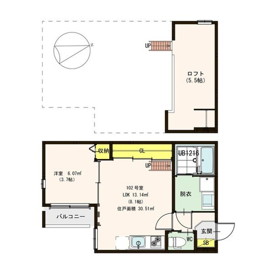 【間取り】 | ハーモニーテラス南庄町