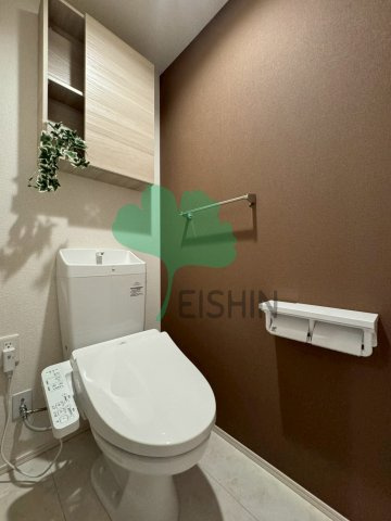 D-ROOM半道橋のトイレ|清潔感のあるトイレです。