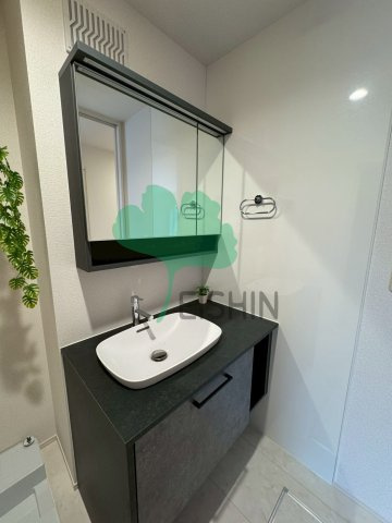 D-ROOM半道橋の洗面所|シンプルで使いやすい洗面台です！
