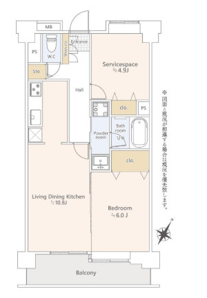 サンレイ浅草の間取り