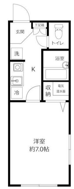 中野区若宮１丁目の賃貸マンションの間取り
