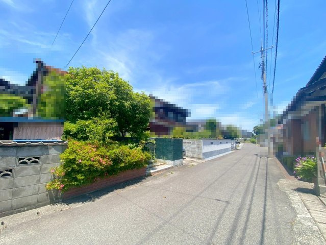 ■□陽田町売土地（上物有り）□■の前面道路含む現地写真|閑静な住宅地になり、交通量も少ない為、安心の地域になります。