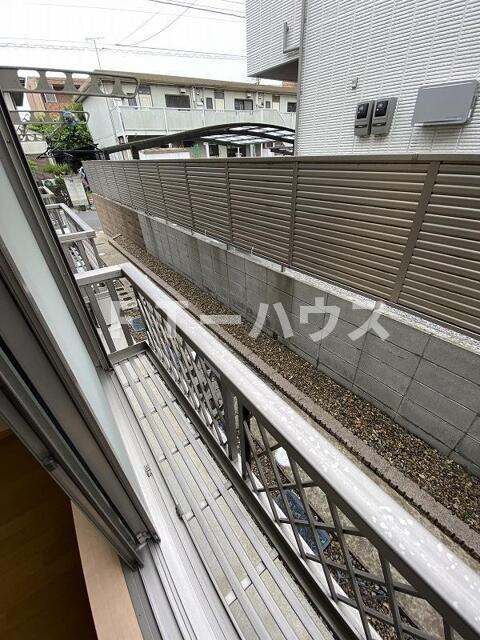 リリーテラスＡのバルコニー