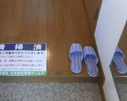 板橋区双葉町の賃貸マンションの玄関
