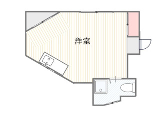 【間取り】 | バンビ第4ビル | 間取りです。
