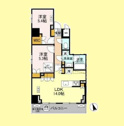 【間取り】 | リーラ品川戸越　は三都市アース中延店へお任せください！　ご内覧可能なお部屋は物件現地お待ち合わせご案内可能です！