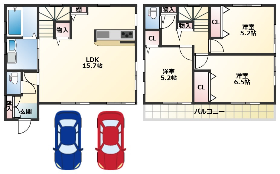 K'sSQUAREの間取り