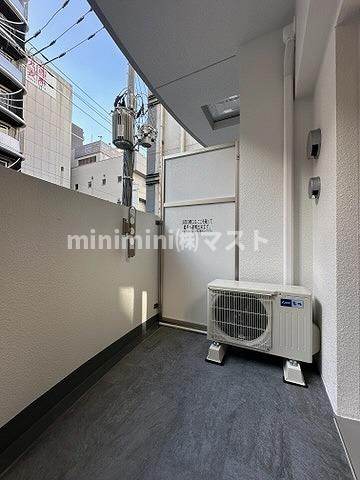 セレニテフラン本町のバルコニー