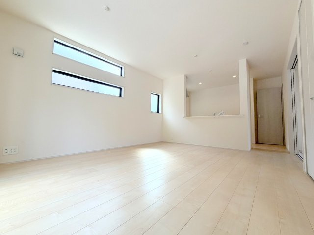 あきる野市上代継全１棟　新築戸建の居間・リビング