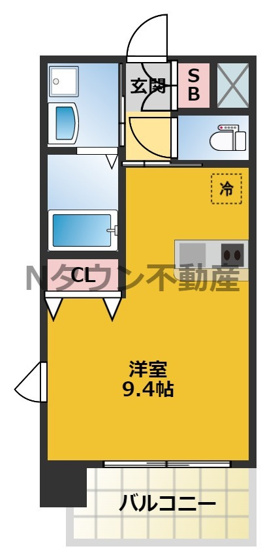 【間取り】 | プレサンス鶴舞駅前ブリリアント | 使いやすい間取りです。