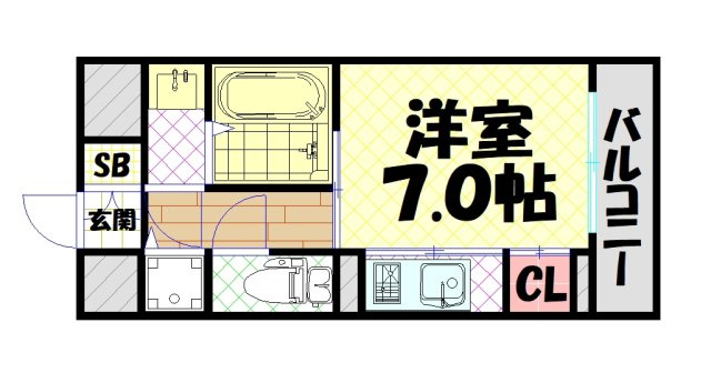 【間取り】 | ジュネーゼグラン上本町