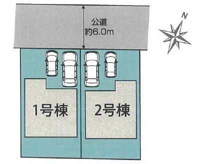 藤心２丁目の区画図