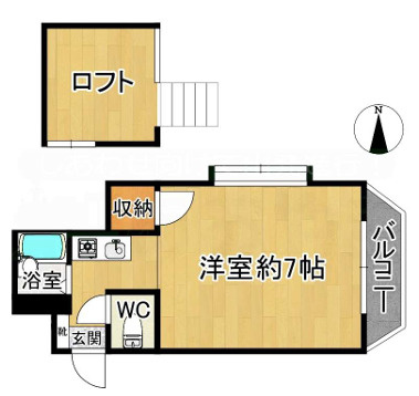 太宰府市朱雀２丁目のアパートの間取り|別号数タイプ