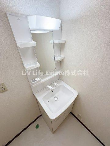 北一レジデンスの洗面所