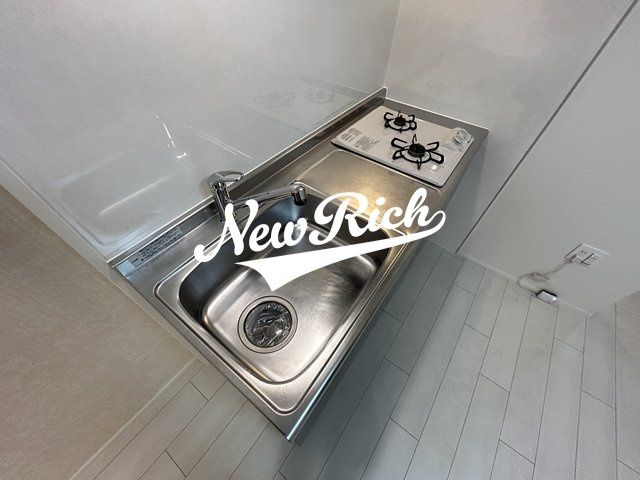 高崎市菅谷町のアパートのキッチン