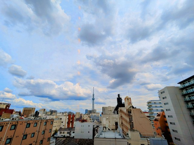 サンレイ浅草の展望|～スカイツリーが望める住戸からの眺望写真～