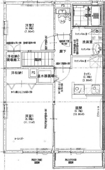 【間取り】 | ラフィネドミールB