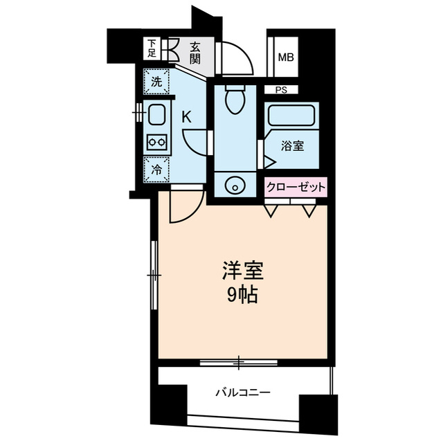 エルフラット鶯谷の間取り