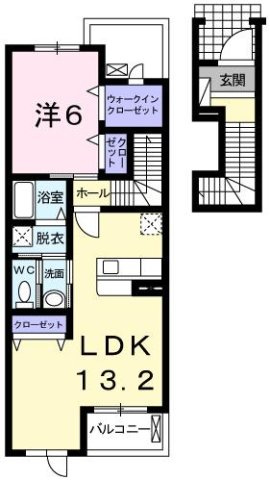 プリムローズ　ガーデンⅠの間取り
