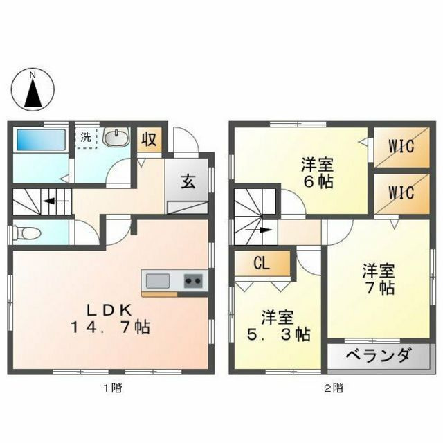 リーブルファイン則武の間取り