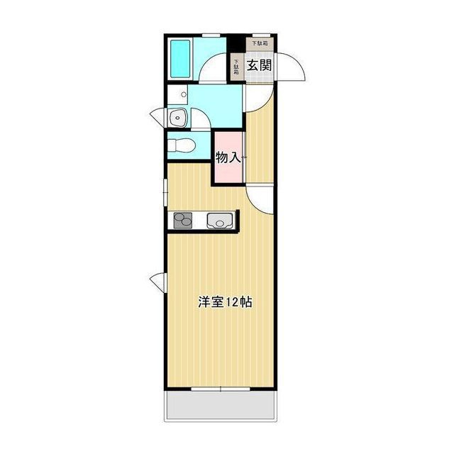 岐阜市早田のアパートの間取り