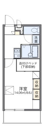 【間取り】 | レオパレスサシェ