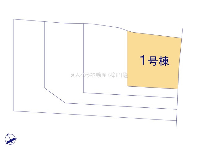 リーブルガーデン坂下町二丁目第2の区画図