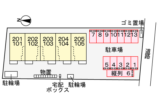 グラース・ソレイユの区画図