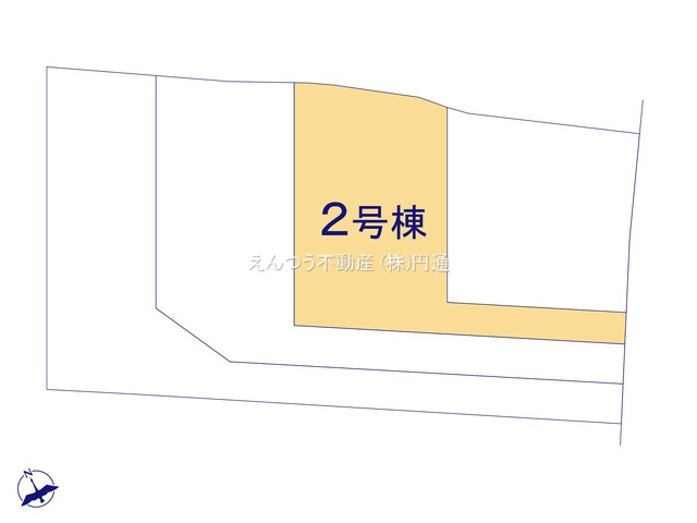 リーブルガーデン坂下町二丁目第2の区画図