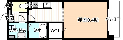 カーサタチバナの間取り