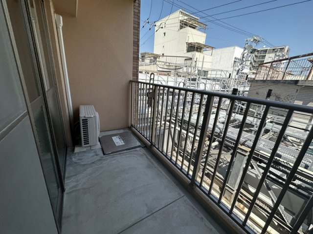 姫路市二階町の賃貸マンションのバルコニー