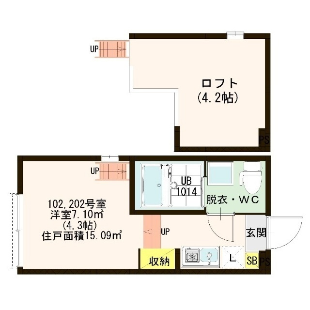 LUANAの間取り