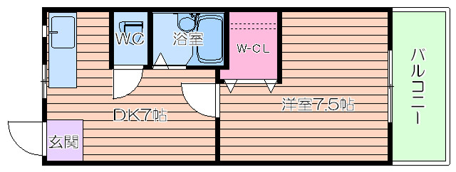 第一下前マンションの間取り