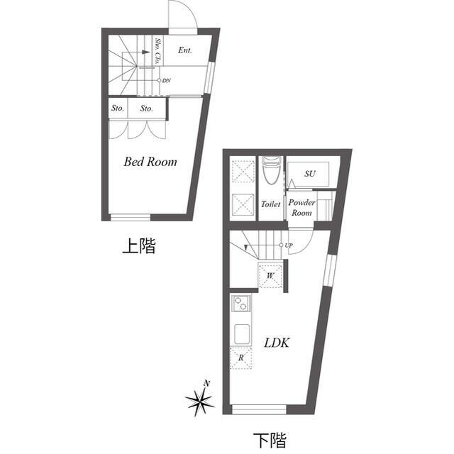 PASEO SANGENJAYA EAST WESTの間取り