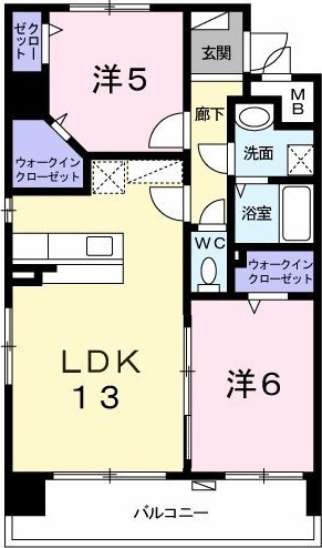 スカイシャトレ空港南の間取り