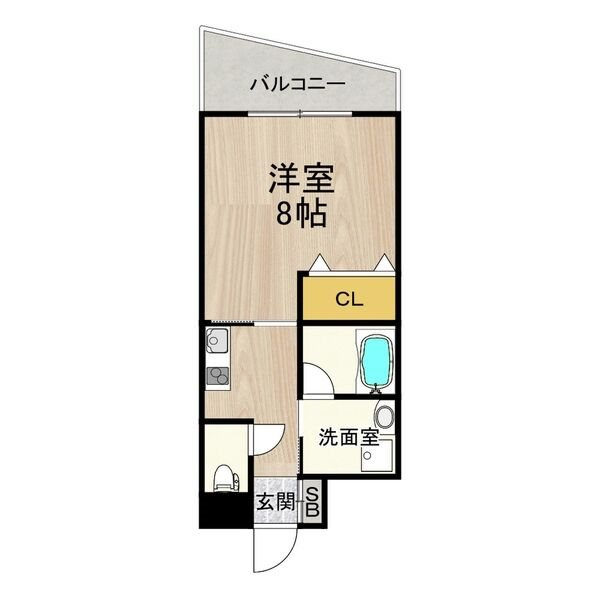 CITYSPIRE神戸元町Ⅰの間取り